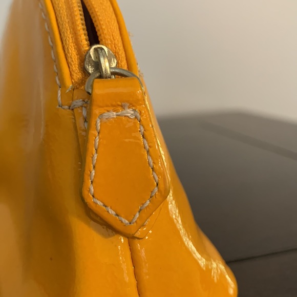 Small Yellow Dooney & Bourke Accessories Pouch - Picture 3 of 8